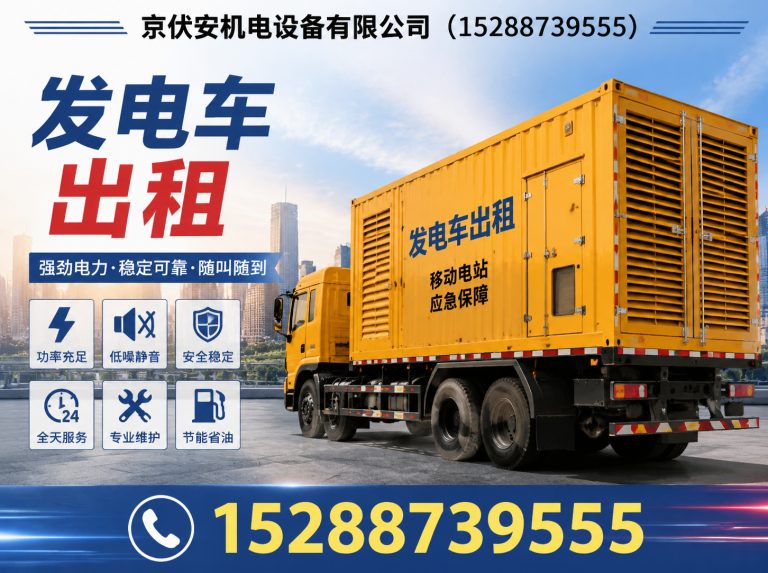 衢州静音发电车租赁展示图