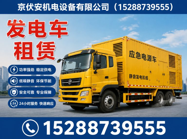 衢州应急发电机出租展示图